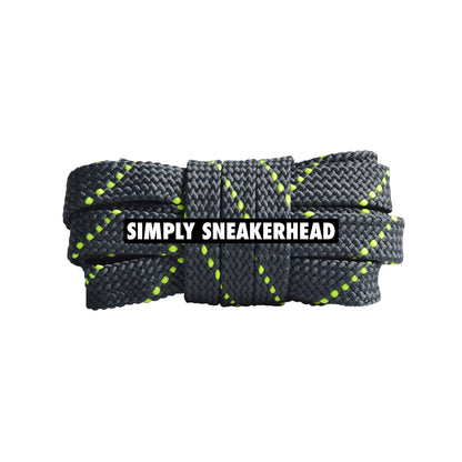Flat Pattern Double Layer Shoelaces