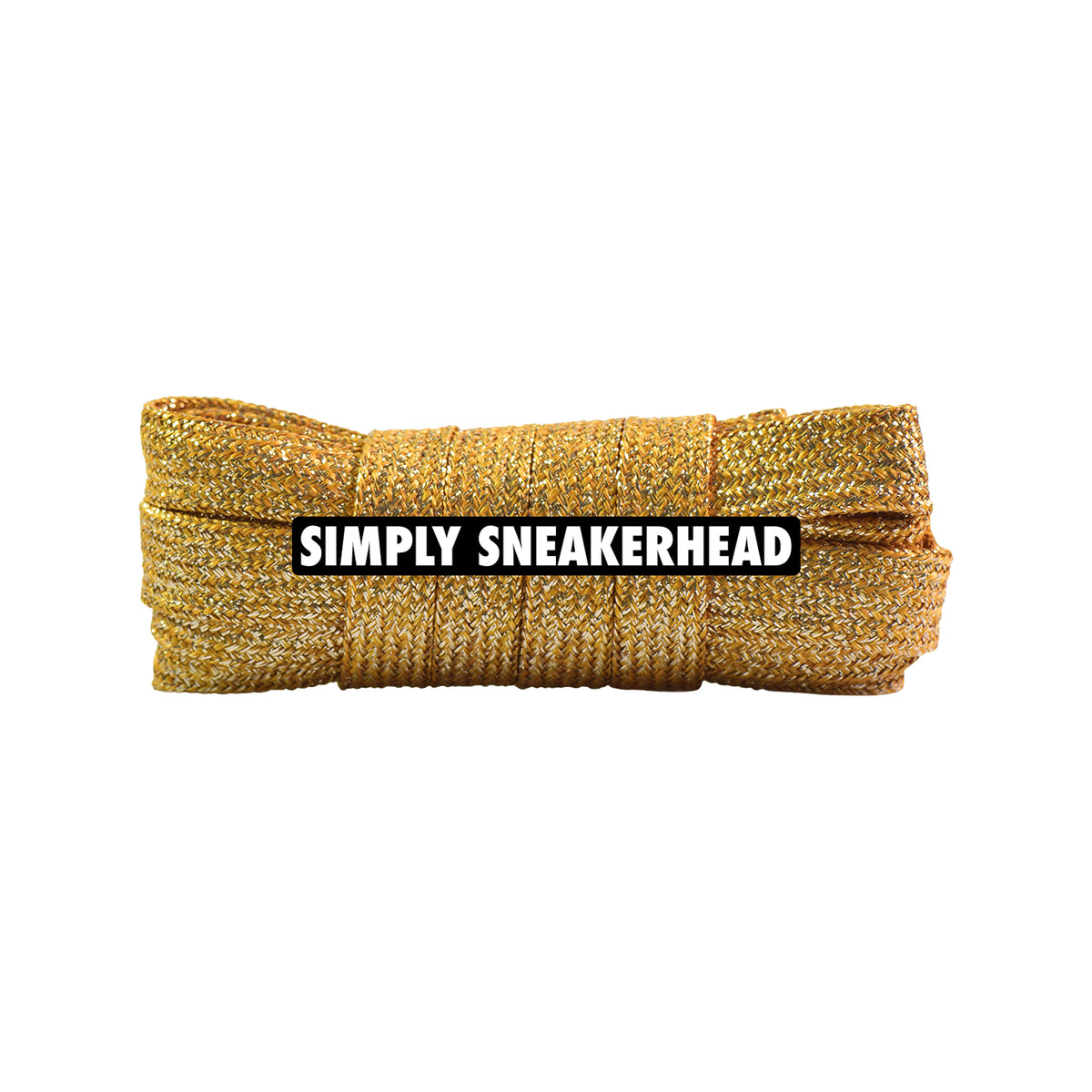 Wide Glitter Flat Shoelaces