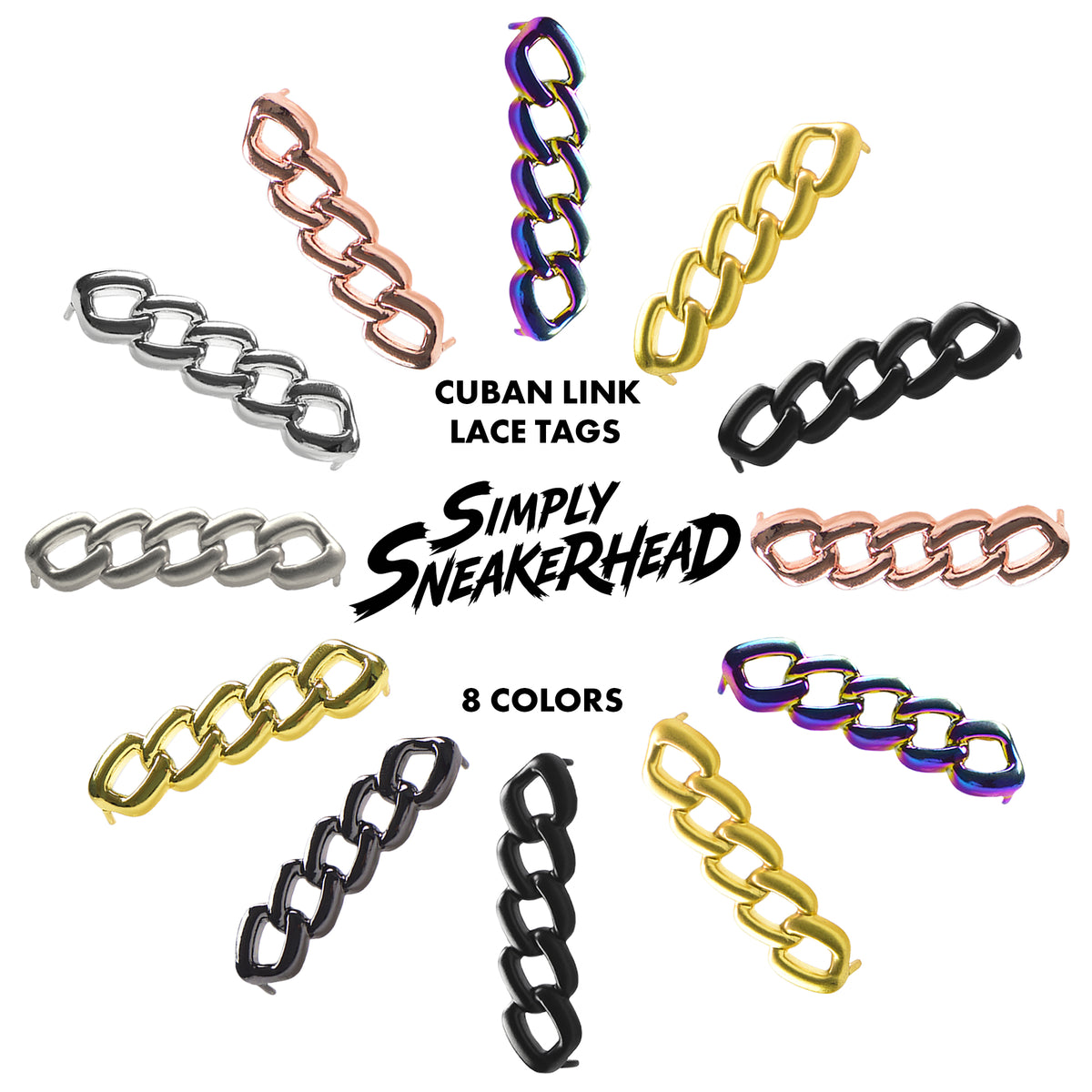 Cuban Link Lace Tags