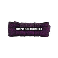 Wide Glitter Flat Shoelaces