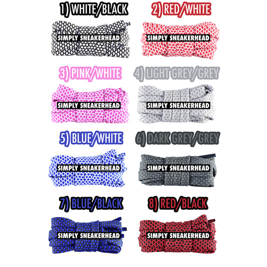 Honeycomb Flat Shoelaces