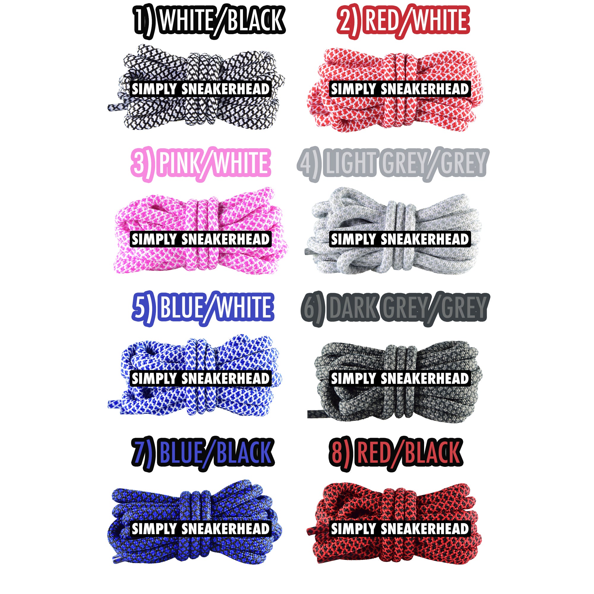 Honeycomb Rope Shoelaces