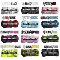 New Balance Style Dot Pattern Flat Shoelaces