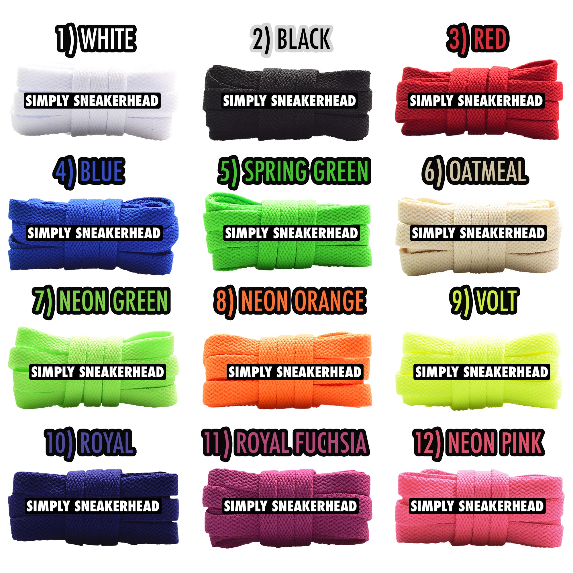 Premium Flat Shoelaces