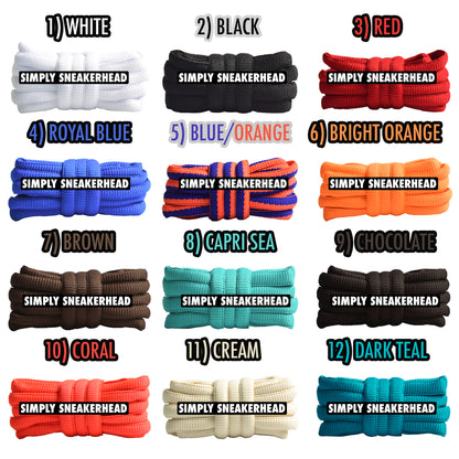 Oval Foamposite Shoelaces