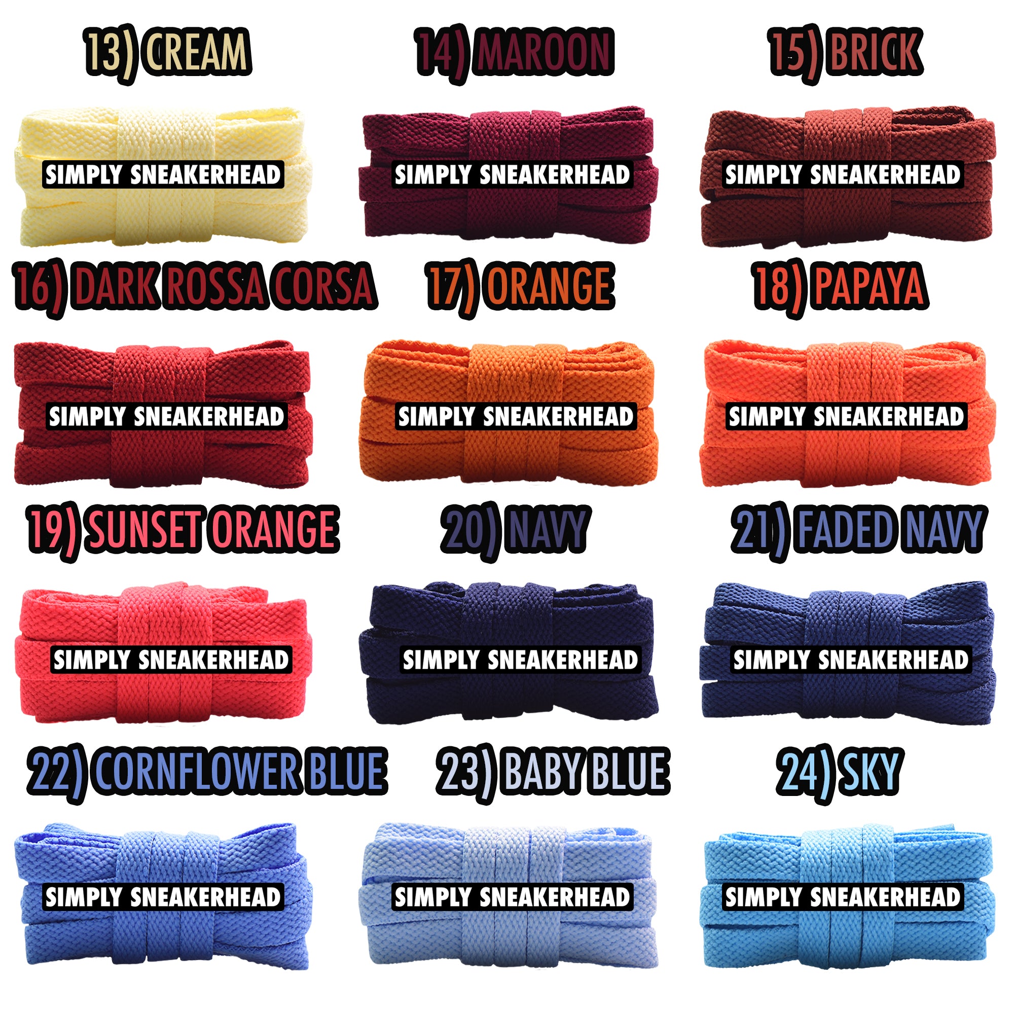 Premium Flat Shoelaces