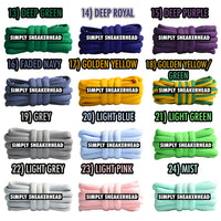Oval Foamposite Shoelaces