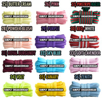 Oval Foamposite Shoelaces