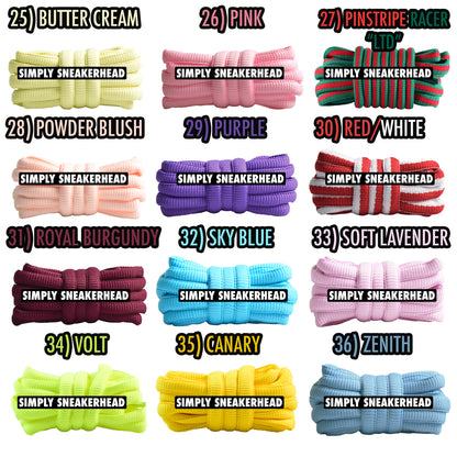 Oval Foamposite Shoelaces