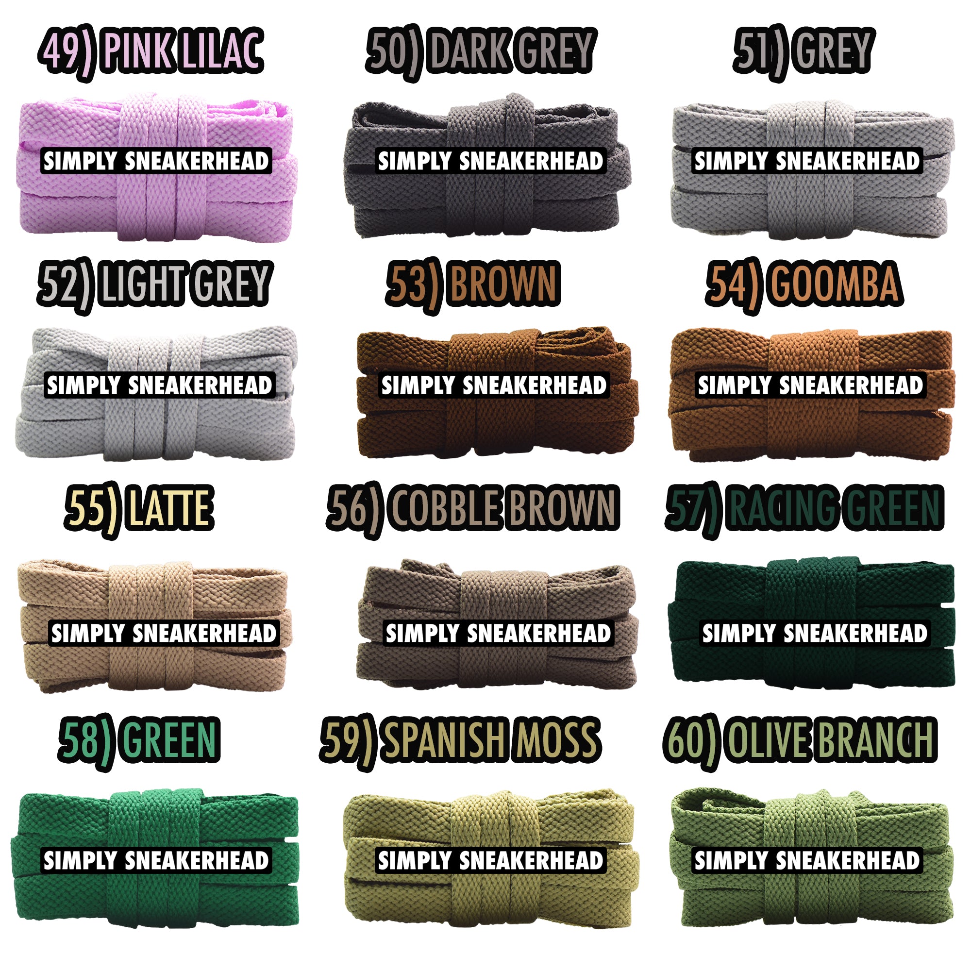 Premium Flat Shoelaces