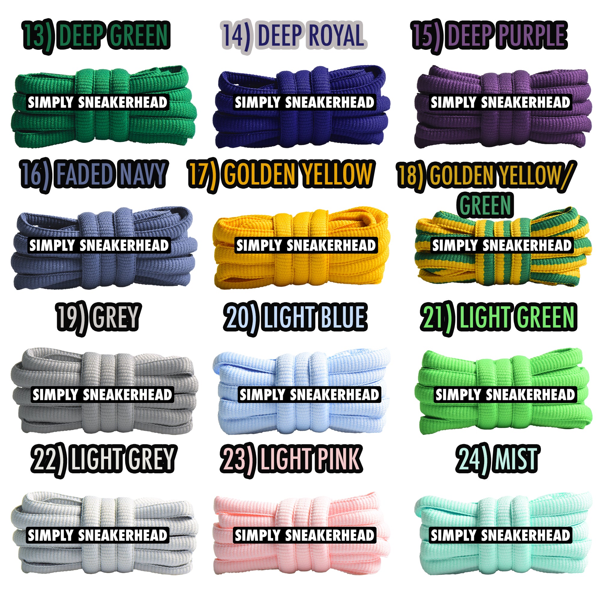 Premium Oval Shoelaces