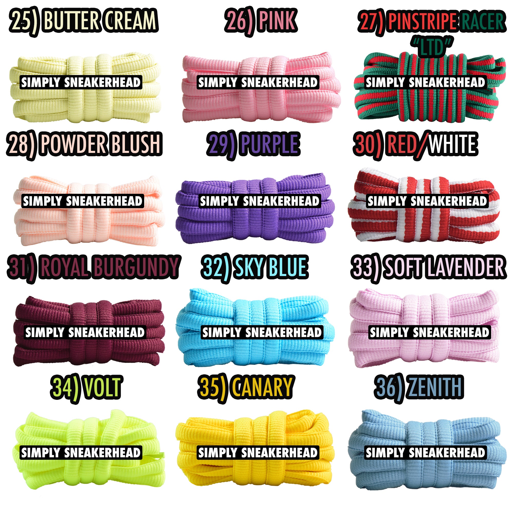 Premium Oval Shoelaces