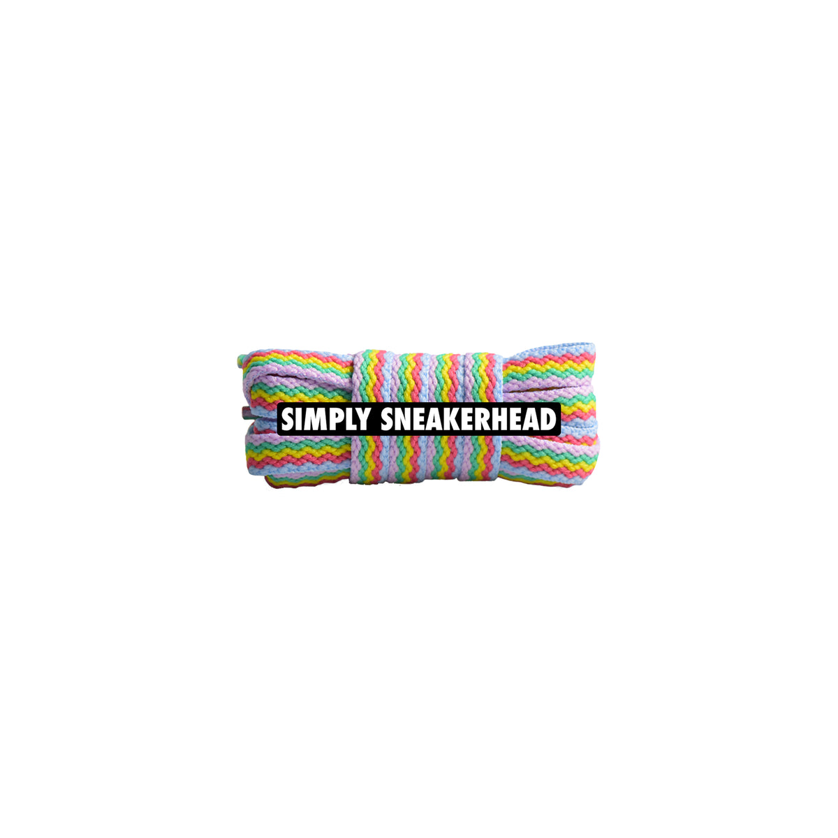 Wave Pattern Flat Shoelaces