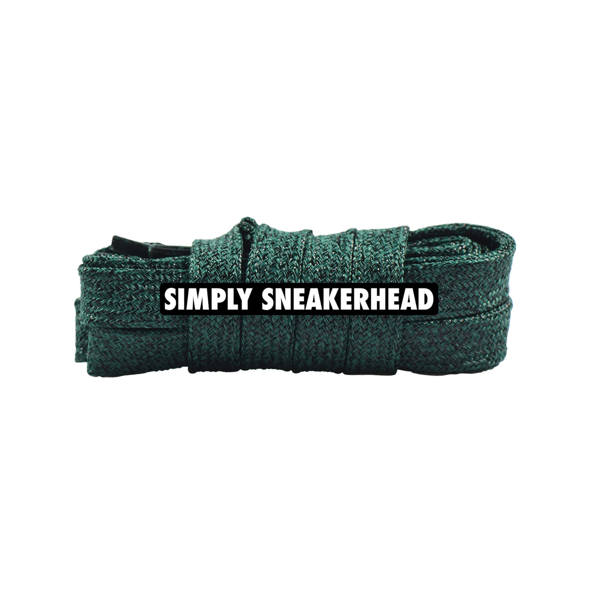 Wide Glitter Flat Shoelaces