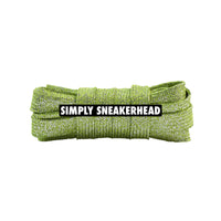 Wide Glitter Flat Shoelaces
