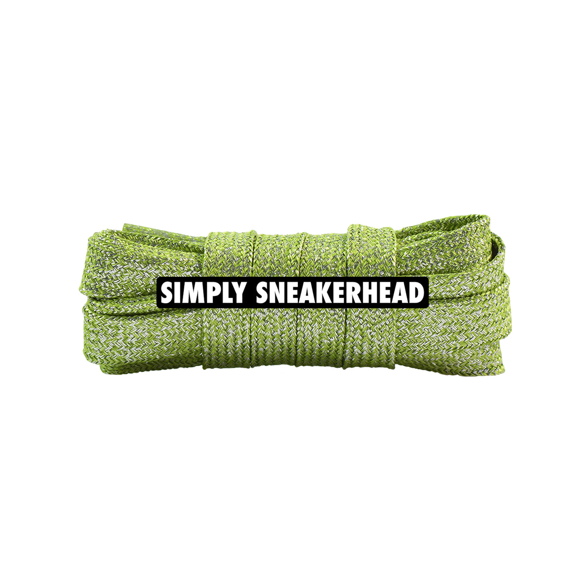 Wide Glitter Flat Shoelaces