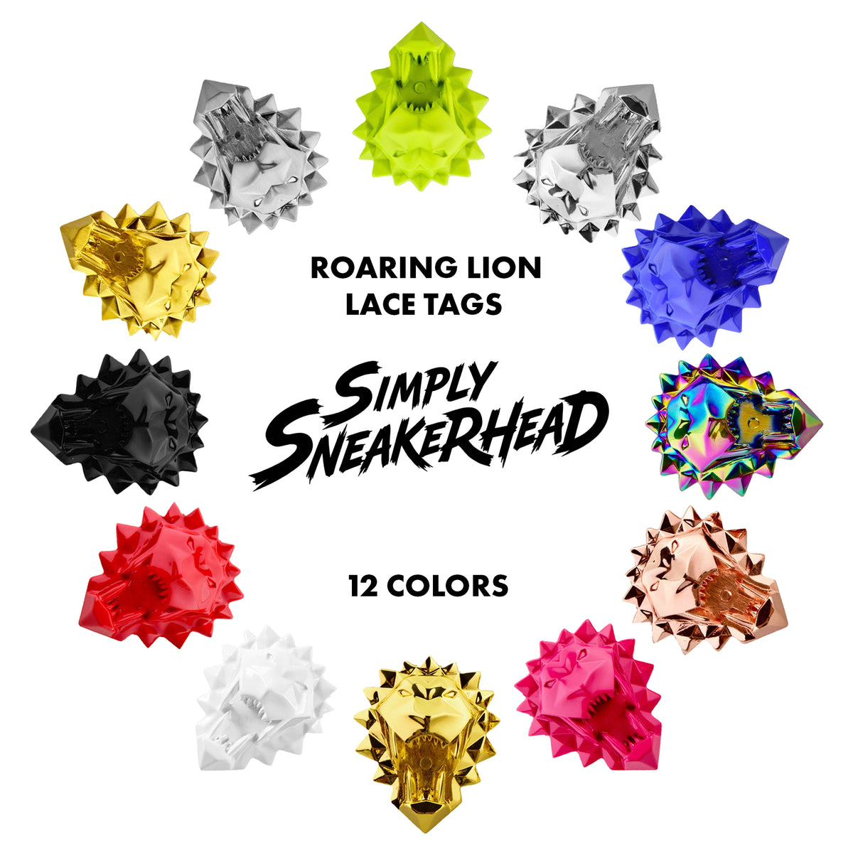 Roaring Lion Lace Tags