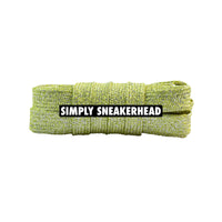 Wide Glitter Flat Shoelaces