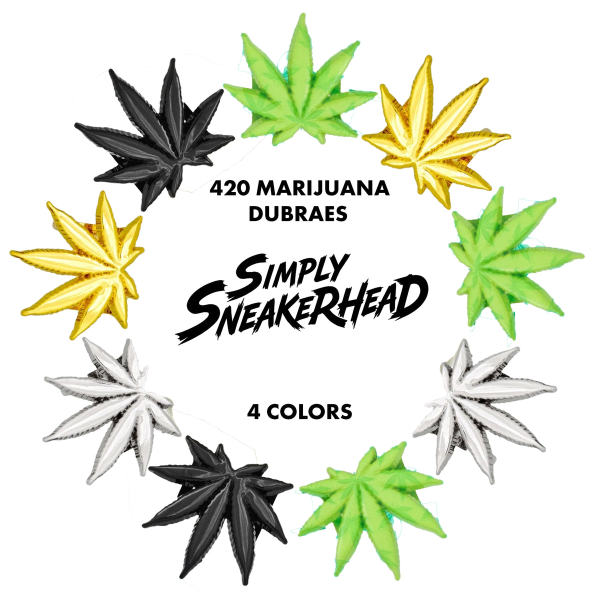 420 Leaf Lace Tags