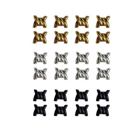 Barbed Wire Premium Metal Lace Tags