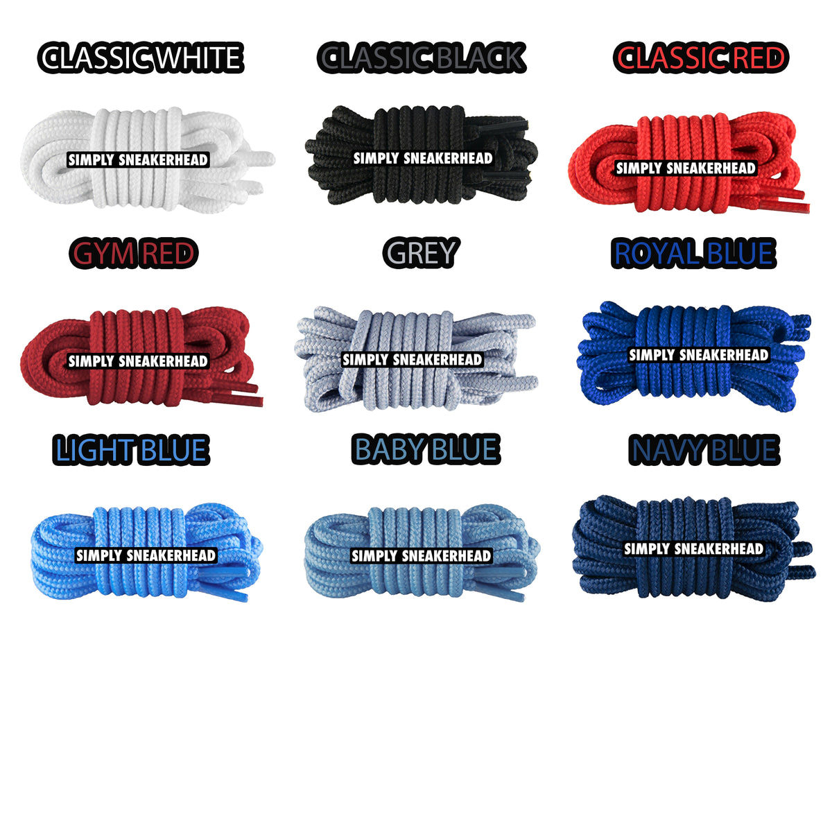 Jordan 11 Thick Round Shoelaces