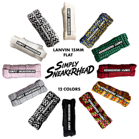 Wide 15mm Lanvin Style Laces