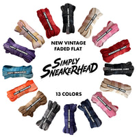 Faded Premium Flat Shoelaces