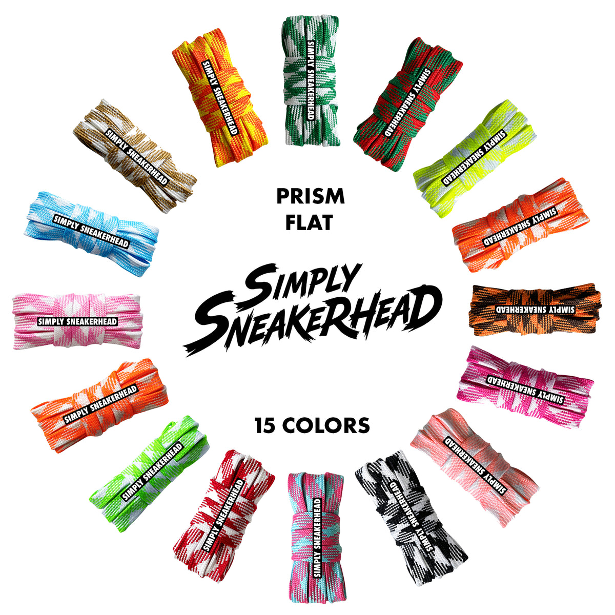Prism Flat Shoelaces