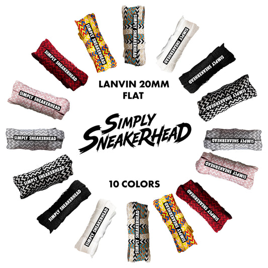 Wide 20mm Lanvin Style Laces
