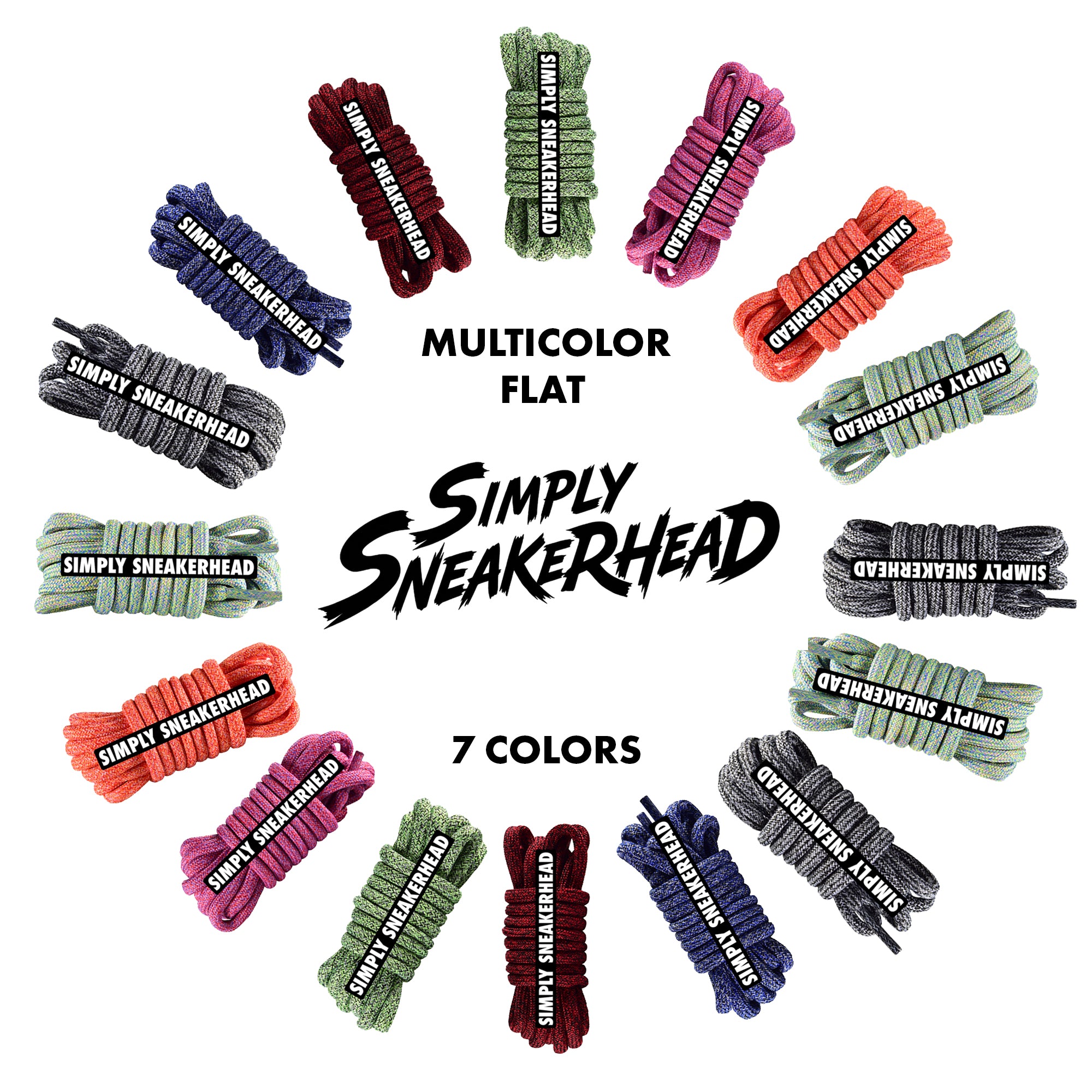 Multicolor Rope Shoelaces
