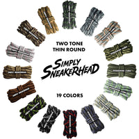 Thin Round Pattern Shoelaces