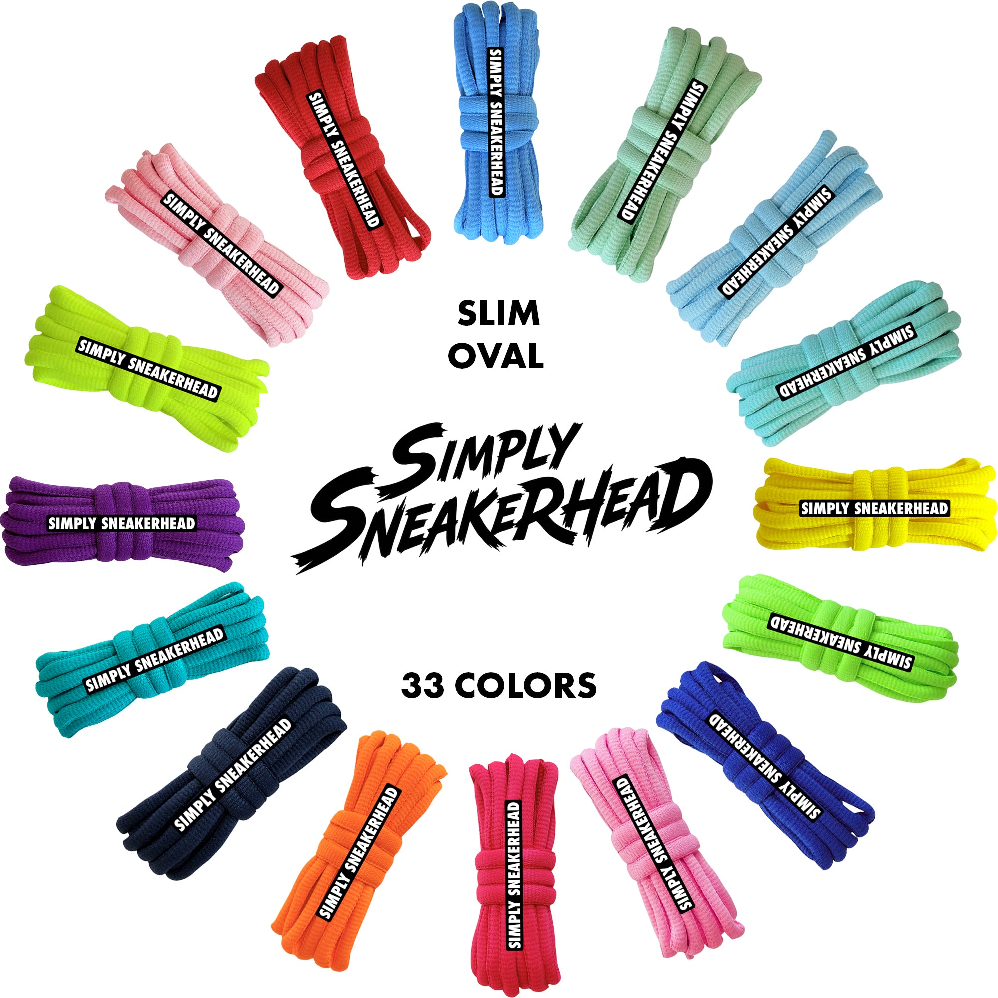 New Oval Shoelaces