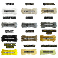 New Oval Shoelaces