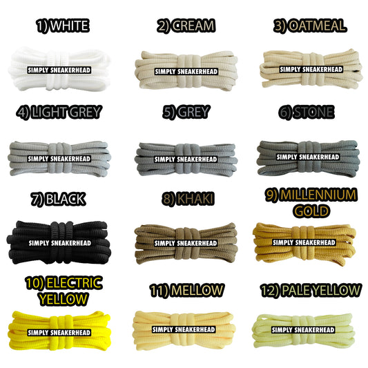 New Oval Shoelaces