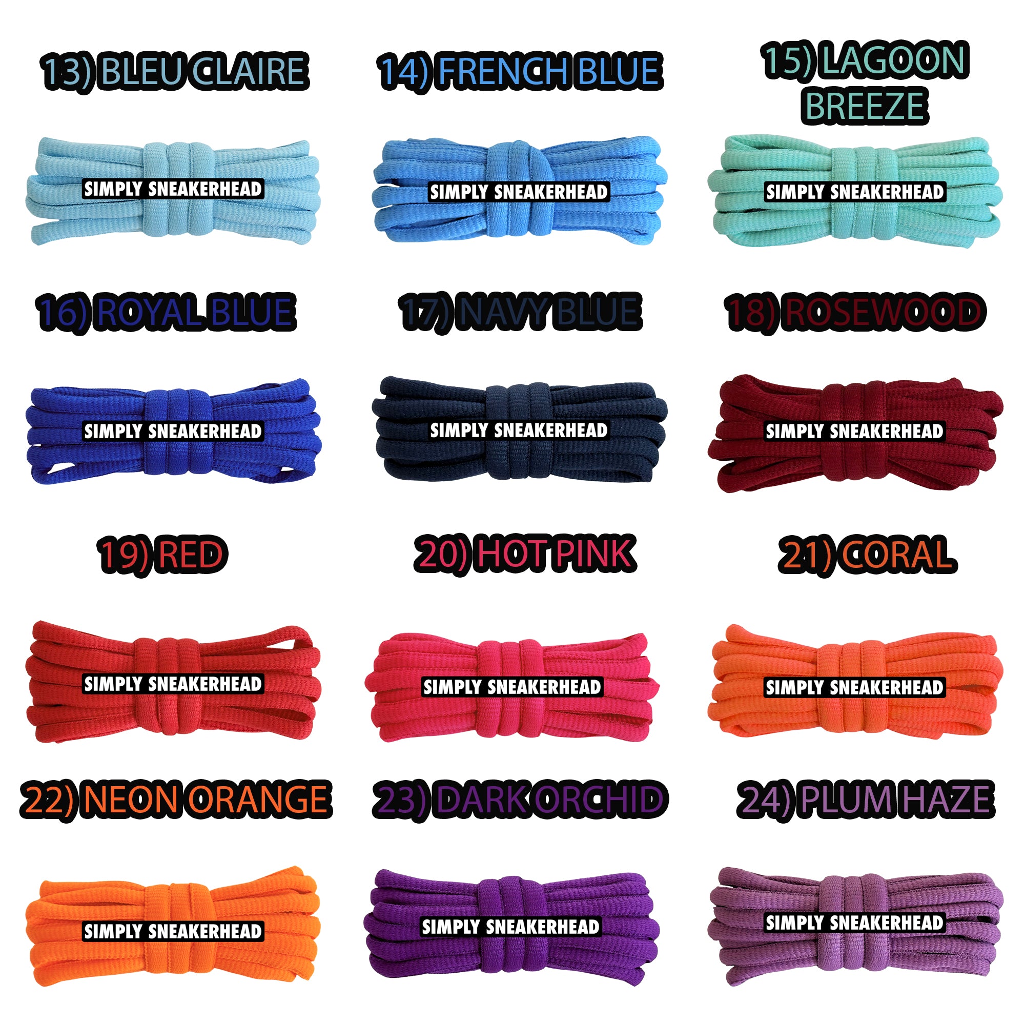 New Oval Shoelaces