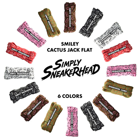 Cactus Jack Printed Flat Shoelaces