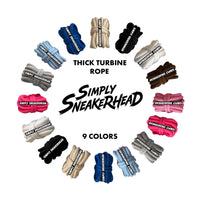Thick Turbine Rope Laces