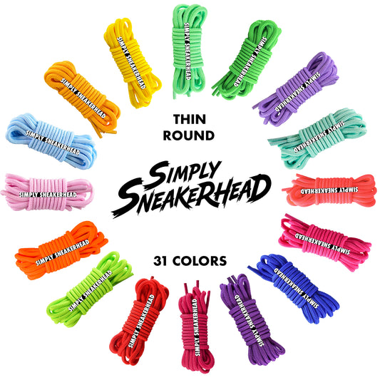 Classic Thin Round Shoelaces