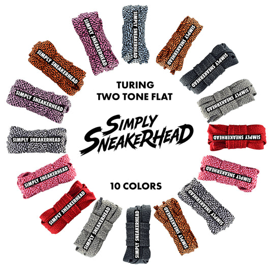 Turing Pattern Flat Shoelaces