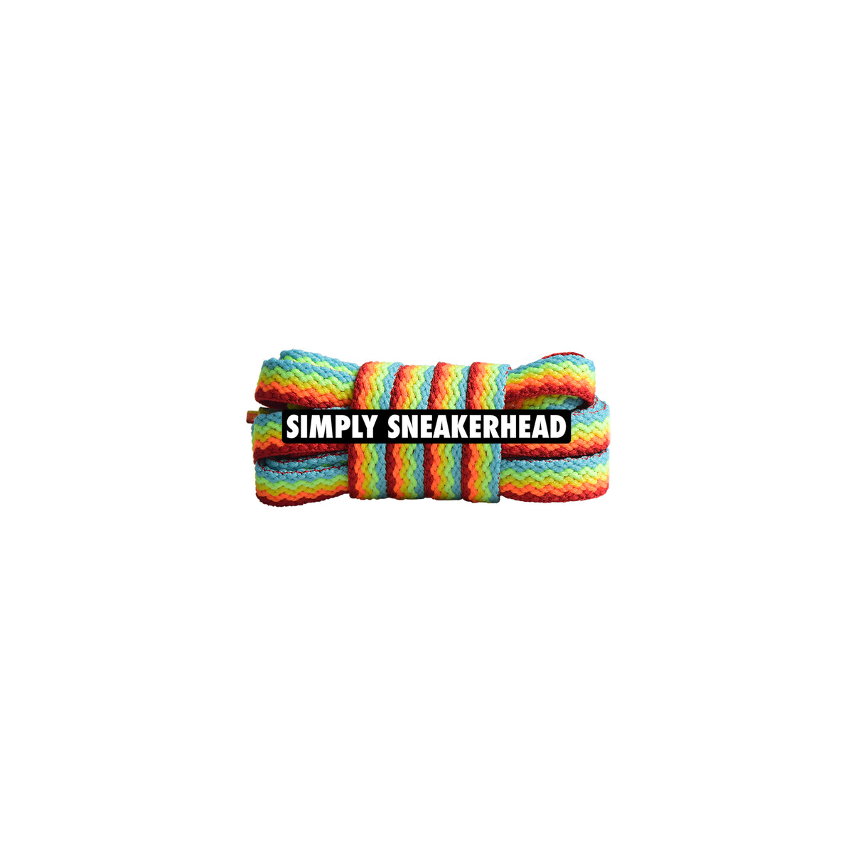 Wave Pattern Flat Shoelaces