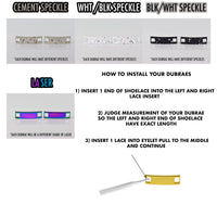 Metal Shoelace 1.5 Lace Tags