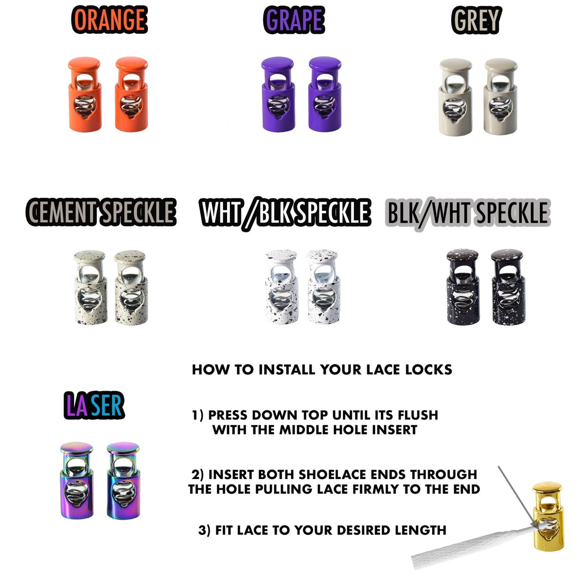 Metal Lace Locks